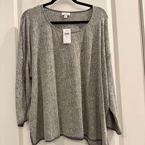 J. Jill Soft knit textured top